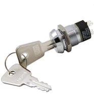 LOCKWAY IC-195C Anahtarlı Swıtch Metal 19mm