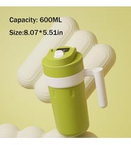 Vagonlife VGN2009 600ml LED Sıcaklık Göstergeli Yeşil Çelik Termos