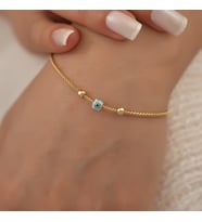 Mineli Göz Altın Bileklik BL81435