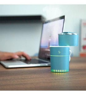 Lattice Ortam Nemlendirme ve Dezenfektan Buhar Makinesi (mavi) Usb