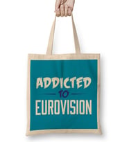 Addicted To Eurovision Bez Çanta Uzun Saplı