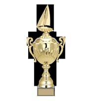 ODAK KUPA - Figürlü Kupalar - Yelken Figürlü Kupalar FG-089 A - 55 cm