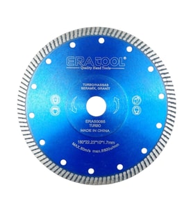 Fixonic Eratool ERA50081 115mm Hassas İnce Turbo Elmas Testere (Mavi)