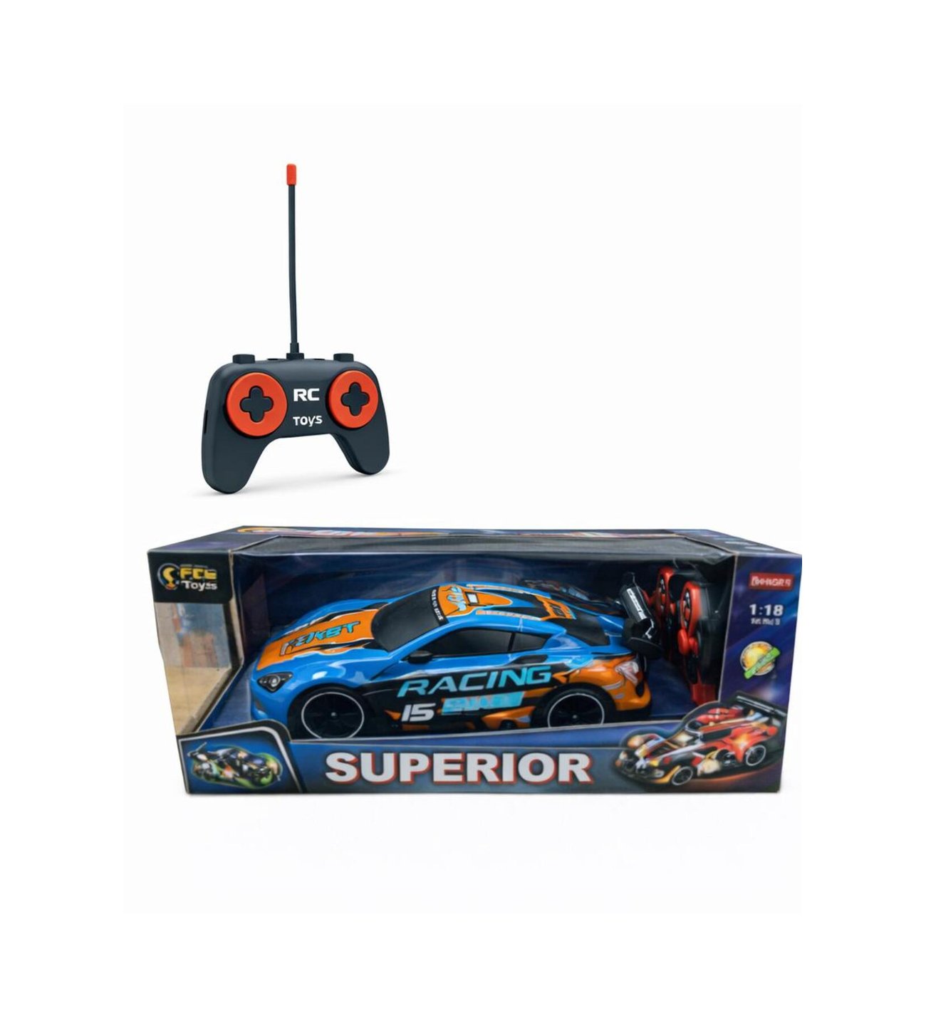 Uzaktan Kumandalı Racing Araba – Superior RC Spor Araba, Mavi