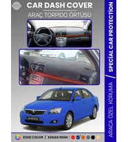 TOYOTA AVENSİS T250 (2003-2008) KAPAKLI Torpido Örtüsü Ön Göğüs Halı Tam Uyum