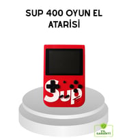 SUP Retro El Konsolu – 500 Oyun, TV Bağlantılı, 3 İnç Ekranlı Şarjlı Mini Atari