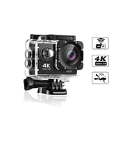 4K Ultra Hd 12Mp Wifi Waterproof 30m Su Geçirmez Aksiyon Kamera (Siyah)