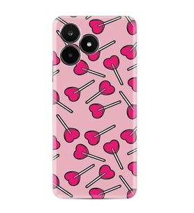 C53 Kılıf Resimli Desenli Baskılı Silikon Heart Lollipop 1414