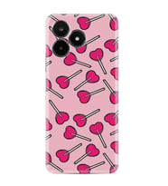 C53 Kılıf Resimli Desenli Baskılı Silikon Heart Lollipop 1414