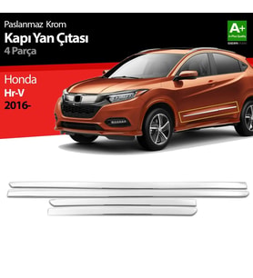 Honda Hr-V Uyumlu Krom Kapı Yan Çıtası 4 Parça 2016 Üzeri