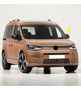 VW Caddy 2021-2026 Sol Dış Dikiz Ayna Camı Isıtmalı 2K7857521B