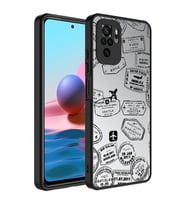 Xiaomi Redmi Note 10 Kılıf Aynalı Desenli Kamera Korumalı Parlak Zore Mirror Kılıf Seyahat