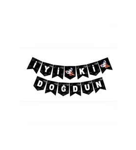 Zikzak Banner Uzay Tema Iyi Ki Doğdun M356