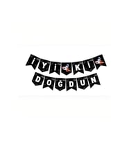 Zikzak Banner Uzay Tema Iyi Ki Doğdun M356
