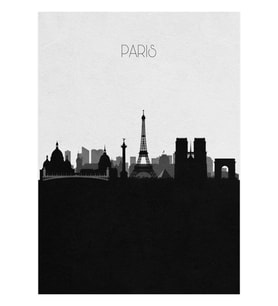 Seyahat Posterleri Hedef: Paris Tablo Ahşap Poster Dekoratif