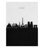 Seyahat Posterleri Hedef: Paris Tablo Ahşap Poster Dekoratif