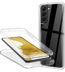 Samsung Galaxy S22 PLUS 360 Kılıf Şeffaf Ön Arka Korumalı Silikon
