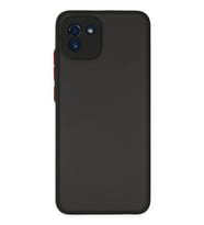 Newface Samsung Galaxy A03 Kılıf Montreal Silikon Kapak - Siyah