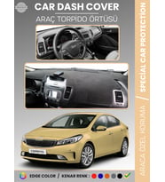 KİA CERATO (2012-2019) Torpido Örtüsü Ön Panel Torpido Koruma Tam Uyum Tam Uyum Kaymaz Kolay Montaj