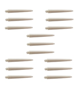 5 SET (15 Adet) 48mm DARTSAN NYLON DART ŞAFT-SHAFT Beyaz,
