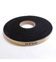 Contacall Kapı Pencere İzolasyon Bandı Yapışkan Sünger 4 mm Kalınlık 20 mm Genişlik 10 Metre Uzunluk / EPDM-4*20