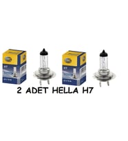 2 Adet Hella H7 Ampul 24 Volt Far & Sis Ampulü 70 Watt