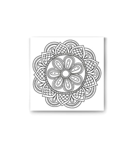 DBSanatevi Mandala Çiçek Tablo 50 X 50 Cm