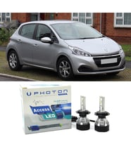 Peugeot 208 Uzun Far Ampulü H7 Access Yeni Seri Beyaz 2012-2019