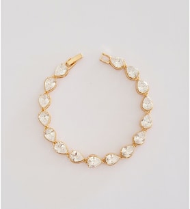 Xupıng Zirkon Taşlı Gold Baget Bileklik