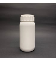 Beyaz  Tarım Şişesi 250 ml , Aluminyum Contalı Beyaz Kapaklı Kalın PE Şişe 250 cc  x 6 Adet
