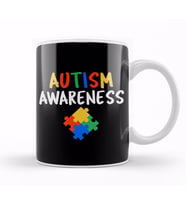 Cute Autism Awareness Colorful Puzzle Kupa Bardak Porselen