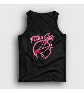 Presmono Unisex Siyah Neon Mötley Crüe Atlet 384937tt