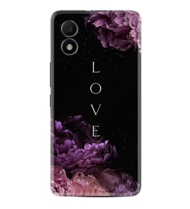 TCL 303 Kılıf Silikon Desen Özel Seri Love Flow 1664