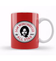 Sam Winchester Supernatural All Star Converse Logo Kupa Bardak Porselen