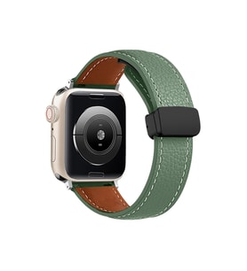 Mey İthalat® Watch 42Mm Kr414 Daks Deri Kordon - Koyu Yeşil