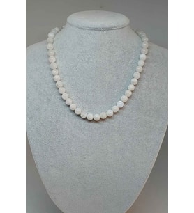 Ay Taşı Kolye 8mm (Klipsli)