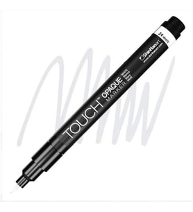 TOUCH OPAQUE SU BAZLI MARKER KALEM 0.4 - 0.7 mm - EXTRA  FINE PACK WHITE 24 - SH8610003-2032