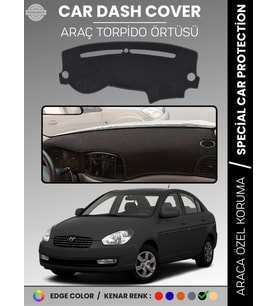 HYUNDAİ ACCENT (2006-2011) Torpido Örtüsü Kaymaz Tam Uyum Çatlamayı Önler Kolay Montaj