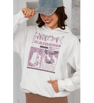 Tasarım Satoru Gojo Jujutsu Kaisen Baskılı Unisex Oversize Anime Hoodie