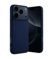 Apple İphone 17 Pro Max Nano İçi Kadife Silikon - Lacivert