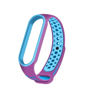 Xiaomi Mi Band 6 KRD-02 Suya Dayanıklı Delikli Renkli Silikon Kordon NO8