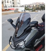 MOTOCAM Honda Forza 250 Ön Cam 2021-2026 Model 47cm Füme Renkli 4mm UZUN