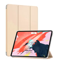 Microsonic Apple iPad Pro 12.9`` 2022 6. Nesil Kılıf (A2436-A2764-A2437-A2766) Slim Translucent Back Smart Cover Gold