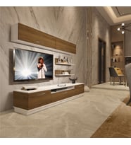 Decoraktiv Trendstyle 5 Mdf Tv Ünitesi Tv Sehpası - Beyaz Pera (Beyaz - Pera)