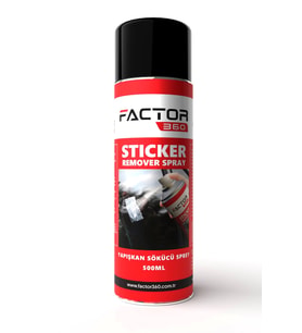 Factor360 Otomobil Araç Yapışkan Etiket Sökücü Aerosol 500ML