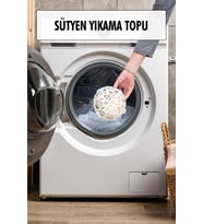 Sütyen Koruyucu Yıkama Aparatı - Yıkama Topu (Beyaz)