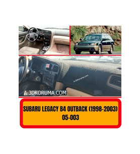Subaru Legacy B4 1998-2003 Ön Gögüs Panel Torpido Koruma Koruyucu Kilifi Halisi Örtüsü Yedek Parça