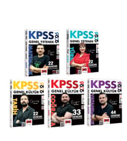 Yargı Yayınları 2026 KPSS Tamamı Çözümlü Deneme Seti 5 Kitap