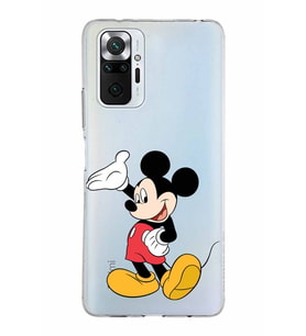 Xiaomi Redmi Note 10 Pro Uyumlu Kapak Mickey Mouse Tasarımlı Şeffaf Silikon Kılıf