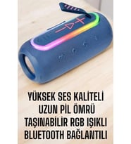 Kablosuz Bluetooth Hoparlör Uzun Pil Ömrü Taşınabilir